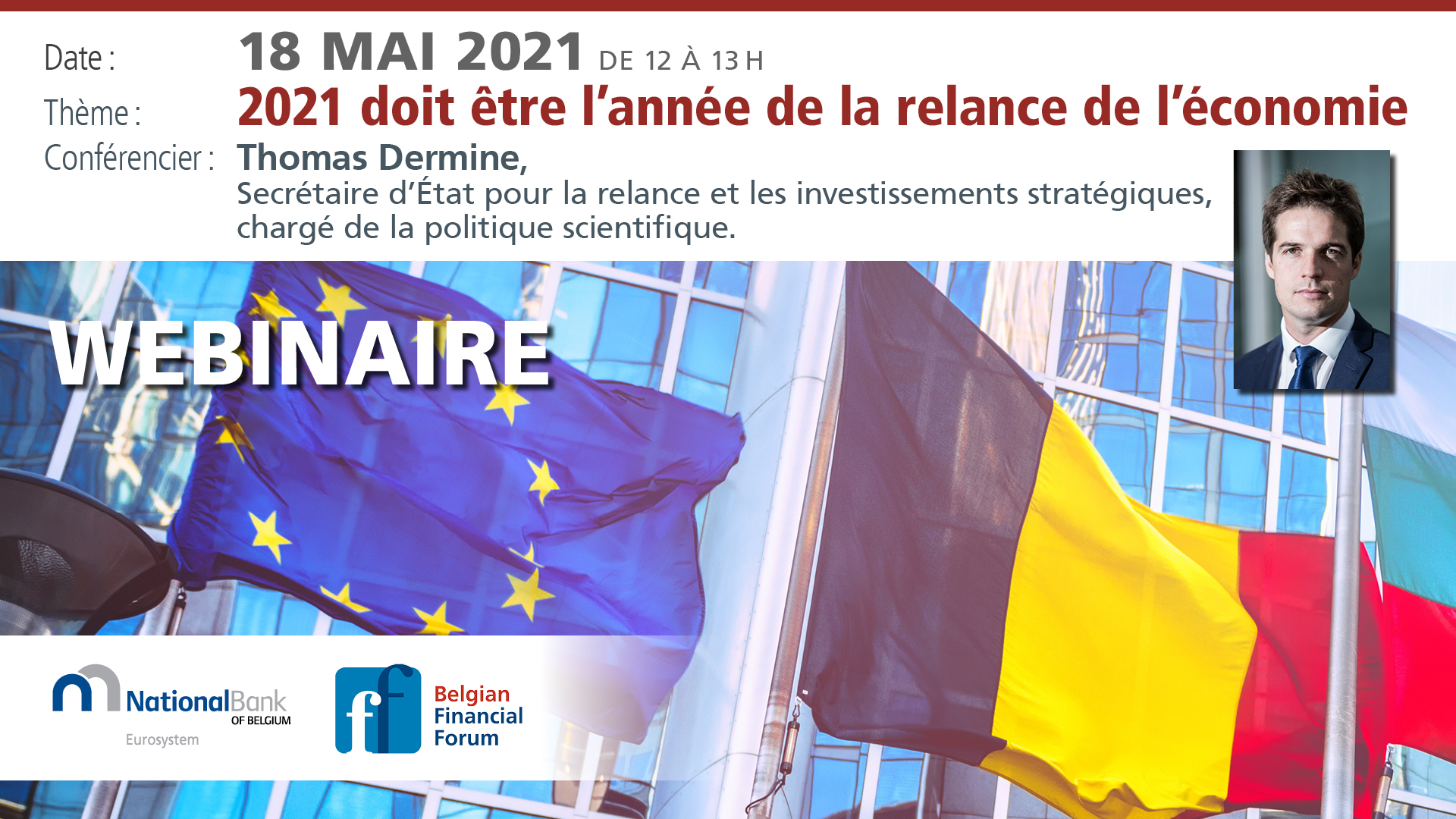 Formulaire d'inscription - 2021 doit être l’année de la relance de l